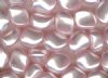 10 9x8mm Rose Swarovski Twisted Pearl